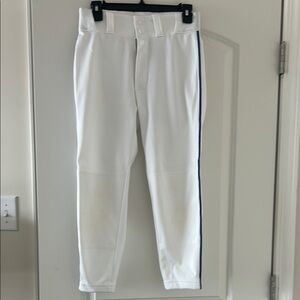 Men's White Baseball Pants